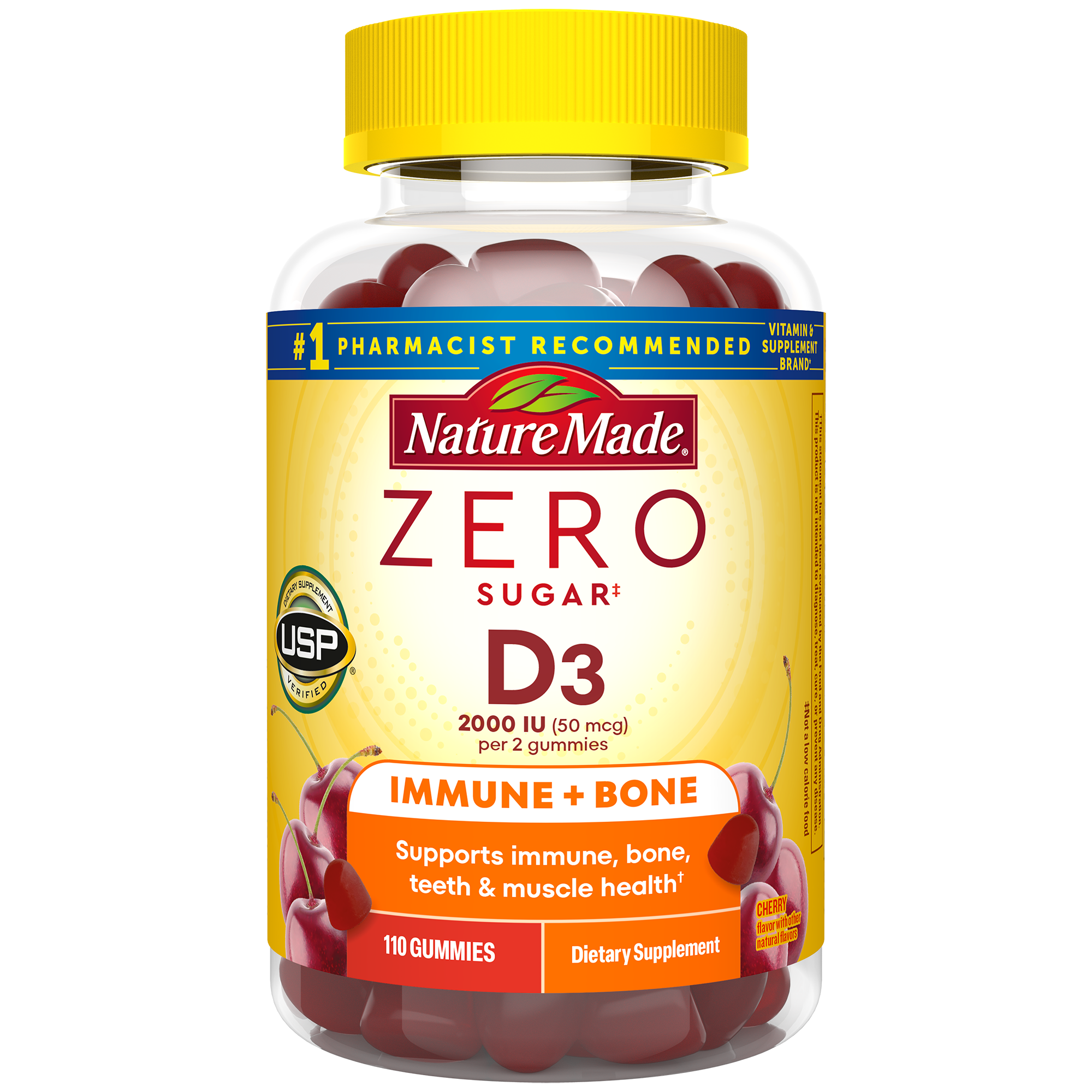 Zero Sugar Vitamin D3 Gummies