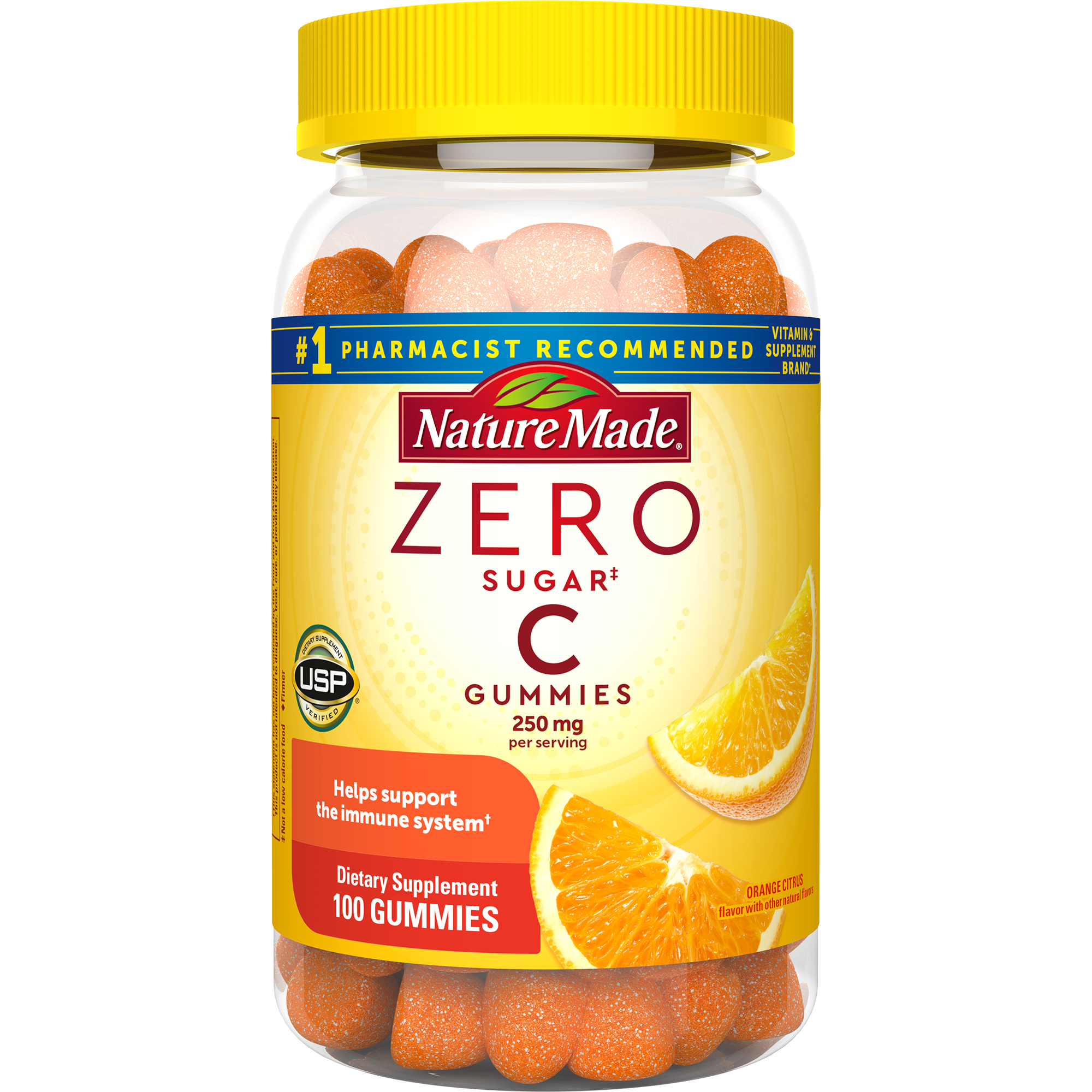 Zero Sugar‡ Vitamin C Gummies 250 Mg Per Serving