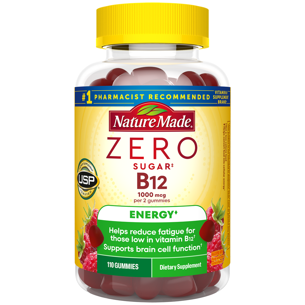 Zero Sugar‡ Energy◆ B12 Gummies 1000 Mcg Per Serving