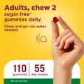 Zero Sugar‡ Energy◆ B12 Gummies 1000 Mcg Per Serving