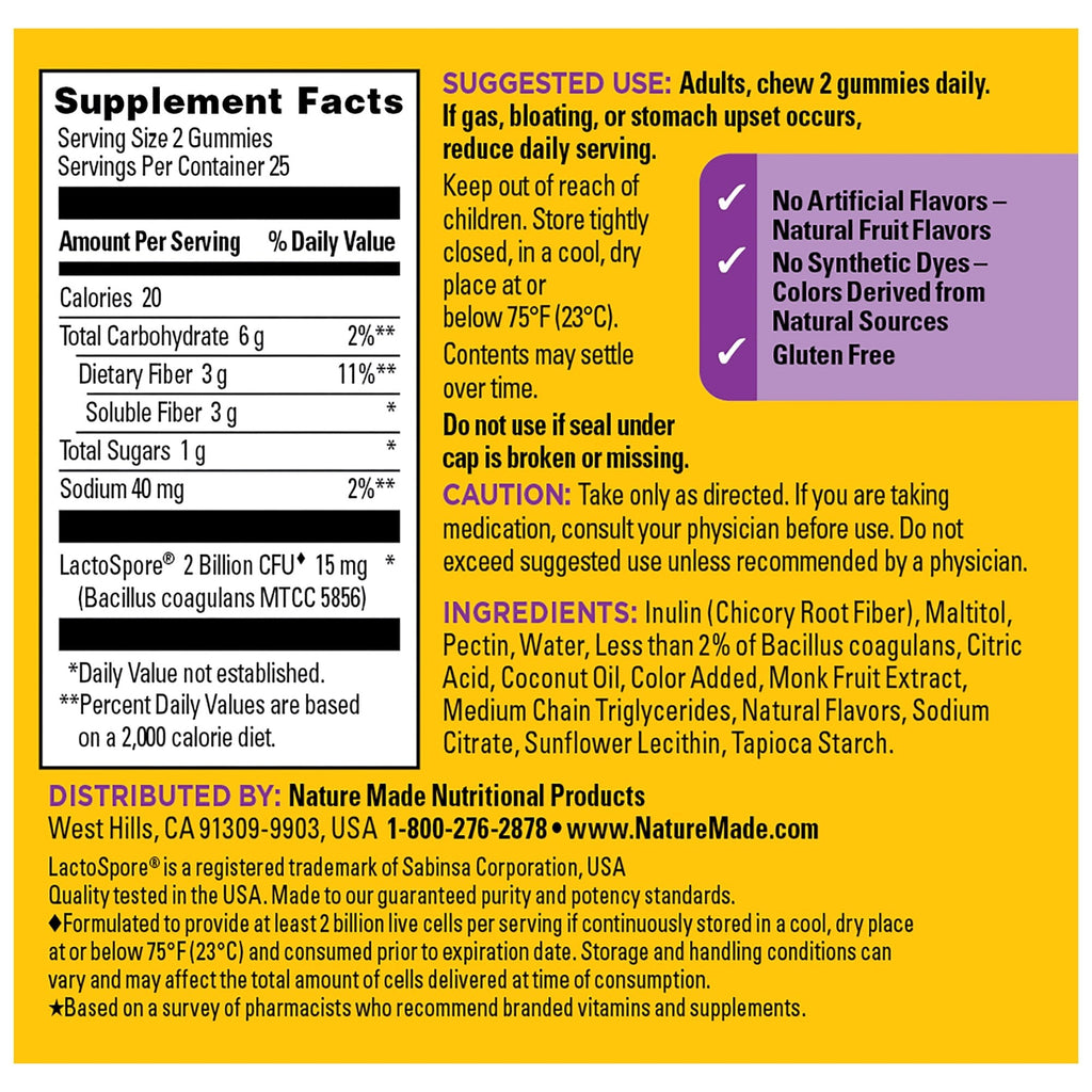 Probiotic + Prebiotic Fiber Gummies