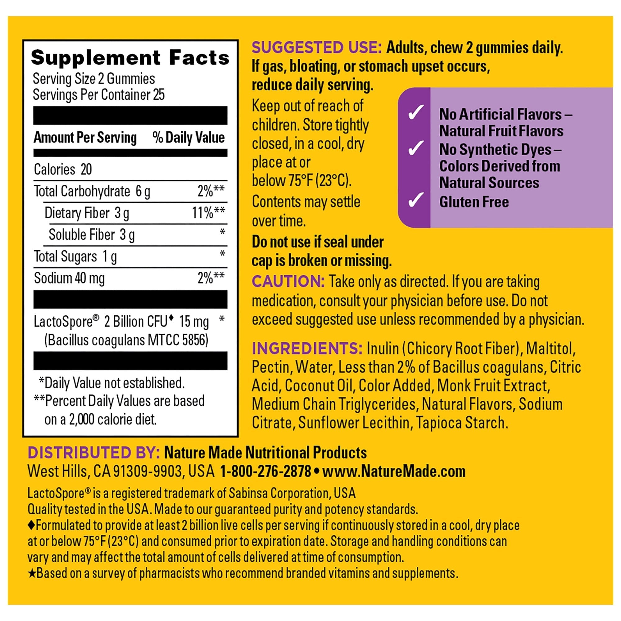 Probiotic + Prebiotic Fiber Gummies