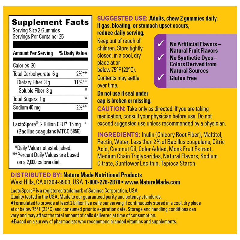 Probiotic + Prebiotic Fiber Gummies