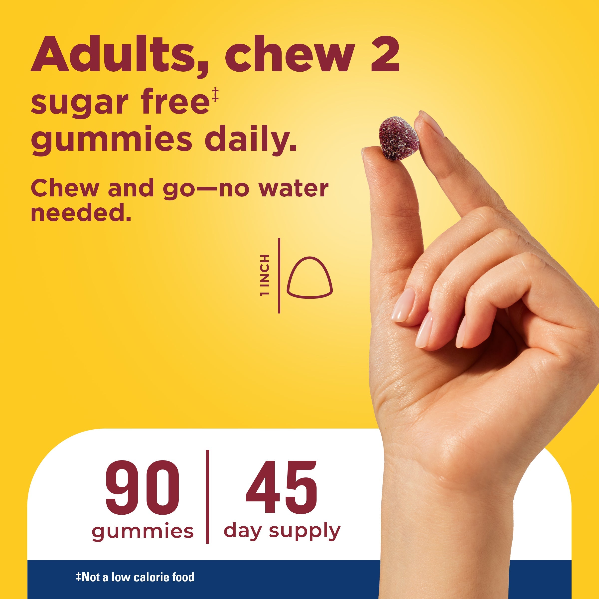 Zero Sugar‡ Men's Multivitamin Gummies