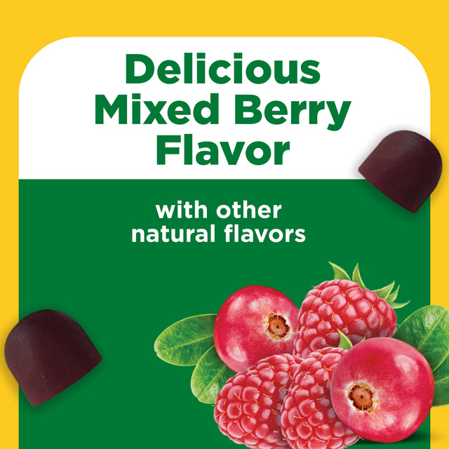 Cranberry 500 mg Per Serving + Vitamin C Gummies
