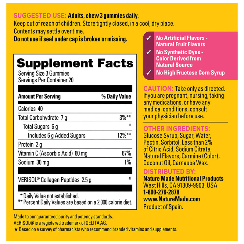 Collagen Peptides + C Gummies