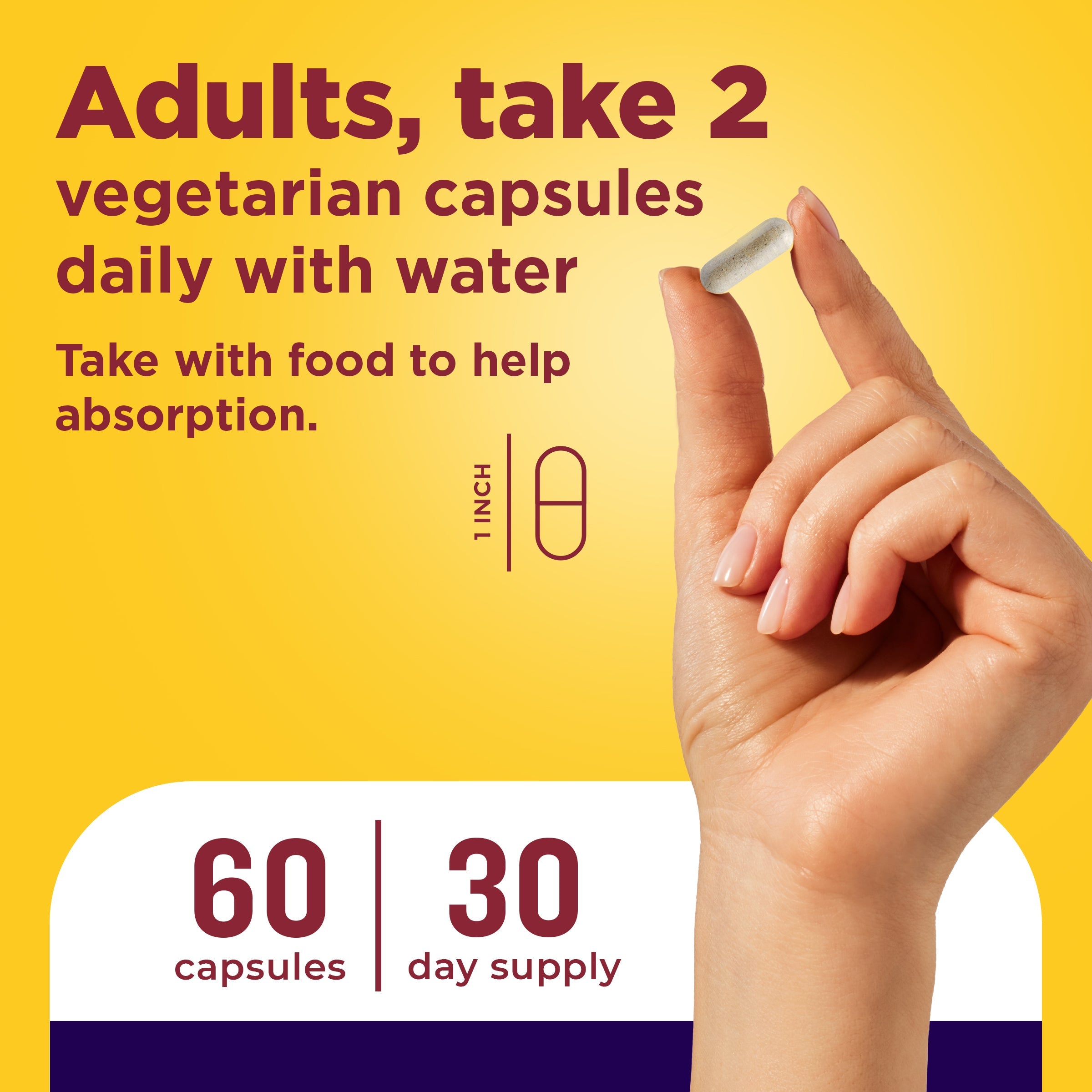 Magnesium 300 mg + Ashwagandha 125 mg Capsules