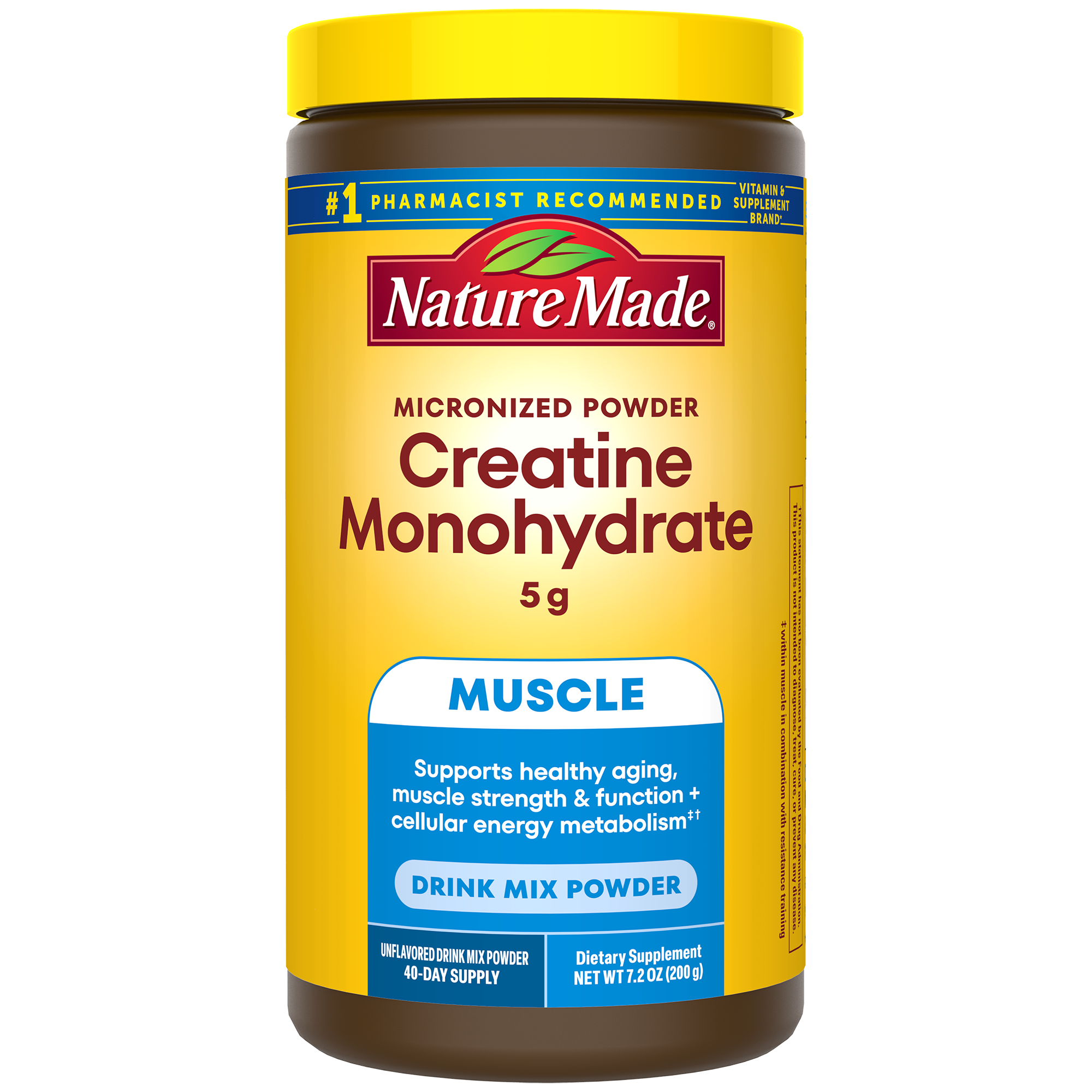 Micronized Creatine Monohydrate 5 g Drink Mix Powder