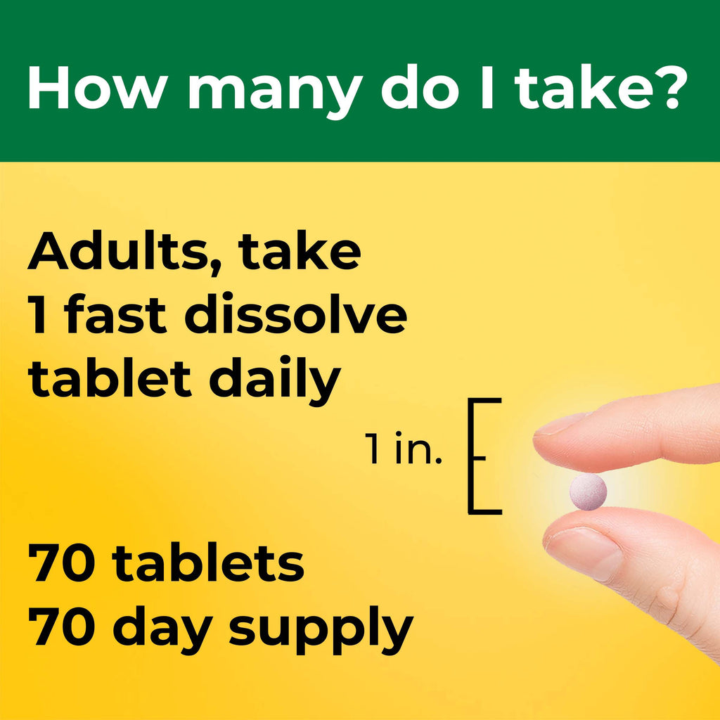 Vitamin D3 5000 IU (125 mcg) Fast Dissolve Tablets