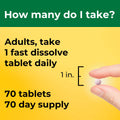 Vitamin D3 5000 IU (125 mcg) Fast Dissolve Tablets