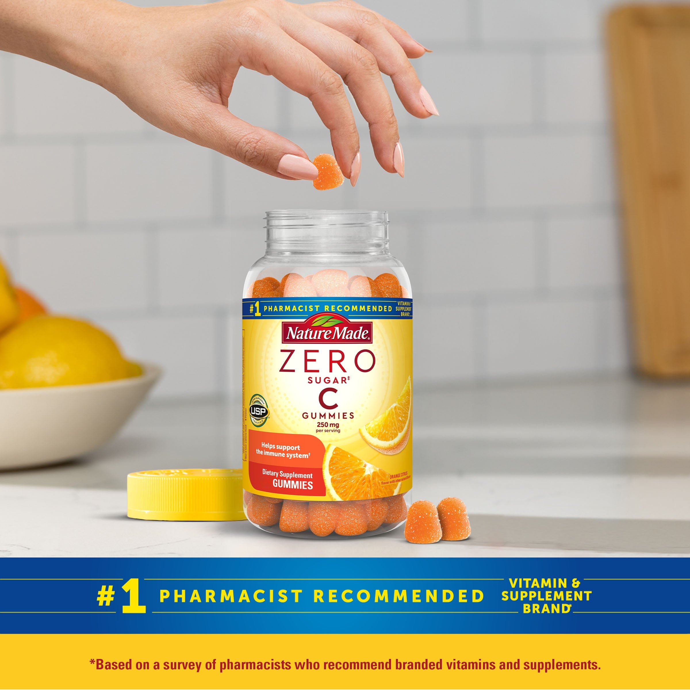 Zero Sugar‡ Vitamin C Gummies 250 Mg Per Serving